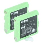 Vhbw 2x batterie compatible avec midland m99, g8, m48 plus, g6, sm400, m48, m99 plus, m24 radio talkie ...