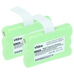 Vhbw 2x batterie compatible avec midland x - talker t51, t55, t61, t65 radio talkie - walkie (700mah, ...