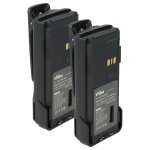 Vhbw 2x batterie compatible avec motorola apx 4000, 3000, 1000 radio talkie - walkie (2500mah, 7, 4v, ...