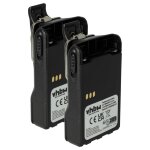 Vhbw 2x batterie compatible avec motorola ex560xls, ex560 xls, ex500, ex560 radio talkie - walkie (2600mah, ...