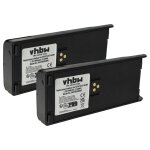 Vhbw 2x batterie compatible avec motorola jt1000, ht6000, ht1000, m�bius, mt2100 radio talkie - walkie ...