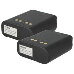 Vhbw 2x batterie compatible avec motorola mx3000, mx2000, mx1000, saber 2, saber 1, astro saber, mx3010 ...