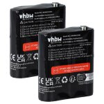 Vhbw 2x batterie compatible avec motorola talkabout t9580, t9650, t9650rcamo, t9580rsame, t9550xlrcamo ...