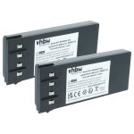 Vhbw 2x batterie compatible avec nbb nano - m, nano - s, nano - l, nano - l smj, 2. 260. 1020 op�rateur ...