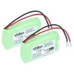 Vhbw 2x batterie pack de 2x aa mignon pour divers appareils (2000mah, 2, 4v, nimh)