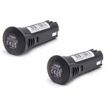 Vhbw 2x batteries compatible avec panasonic ey3610 la1j, ey7410la1c, ey7410la2s, ey3610, ey6220nq outil ...
