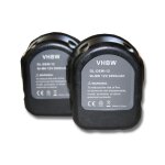 Vhbw 2x batteries compatible avec rems 571510, 571513, r12 outil �lectrique (2000mah nimh 12 v)