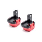Vhbw 2x batteries remplacement pour bosch 2 607 335 471, 2 607 335 487, 2 607 335 463, 2 607 335 542 ...