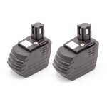 Vhbw 2x batteries remplacement pour hilti sfb150, sfb155 pour outil lectrique (1500 mah, nimh, 15, 6 ...