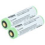 Vhbw 2x batterie remplacement pour ledlenser 501001 pour lampe de poche ou frontrale (3ah, 3, 7v, li ...