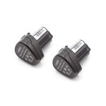 Vhbw 2x batterie remplacement pour metabo 6. 255. 97, 6. 255. 85, 6. 254. 39, 6. 254. 38, 6. 254. 36 ...