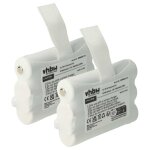 Vhbw 2x batterie remplacement pour midland pb - x6 pour radio talkie - walkie (700mah, 3, 6v, nimh)