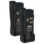 Vhbw 2x batterie remplacement pour motorola pmnn4406, pmnn4406br, pmnn4409 pour radio talkie - walkie ...