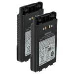 Vhbw 2x batterie remplacement pour yaesu sbr - 14, sbr - 14li pour radio talkie - walkie (2000mah, 7, ...