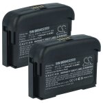 Vhbw 2x batterie compatible avec sennheiser speechline digital wireless sl bodypack dw syst�me de radio ...