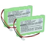 Vhbw 2x batterie compatible avec visonic powermax complete control panel syst�me d'alarme (1500mah, 7, ...
