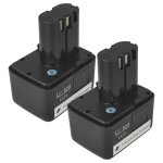 Vhbw 2x batterie compatible avec wrth ang 310, ang 14 outil lectrique, outil de pose pour rivets aveugles ...