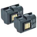 Vhbw 2x batterie compatible avec zebra qln220hc, qln320hc, qln220, qln320 imprimante, scanner, imprimante ...