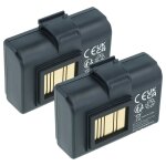 Vhbw 2x batterie compatible avec zebra zq630 rfid, zr628, zr638 imprimante, scanner, imprimante d'�tiquettes ...