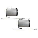 Vhbw 2x cartouche filtrante poussi�res fines compatible avec holzmann unit� d'aspiration abs3000se aspirateur ...