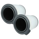 Vhbw 2x filtre  charbon actif compatible avec bosch air 6000 purificateur d'air - filtre  air h13 noir ...