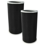 Vhbw 2x filtre  charbon actif compatible avec xiaomi mi air purifier 2, 3, 2h, 2c, 3c, 2s, 3h purificateur ...