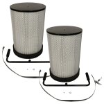 Vhbw 2x filtre � particules fines remplacement pour bamato cf2 pour centrale d'aspiration - particules ...