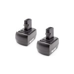 Vhbw 2x nimh batterie 1500mah (12v) pour outil électrique outil powertools tools comme metabo 6. 02151. ... Vhbw 2x nimh batterie 1500mah (12v) pour outil électrique outil powertools tools comme metabo 6. 02151. ...