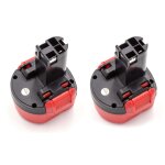 Vhbw 2x nimh batterie 1500mah (9. 6v) pour outil �lectrique outil powertools tools bosch gsr 9. 6 - 2, ...