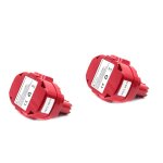 Vhbw 2x nimh batterie 2000mah (18v) pour outil �lectrique outil powertools tools makita ml183 flashlight, ...