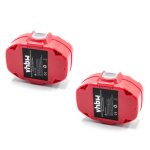 Vhbw 2x nimh batterie 3000mah (18v) pour outil �lectrique outil powertools tools comme makita 1822