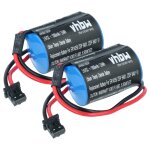 Vhbw 2x pile compatible avec omron sigma ii / v servo driver, sigma ii, sigma 2 absolute encoder syst�me ...