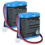 Vhbw 2x pile remplacement pour visonic gp2cr123a, eve2cr17450 - c, 103 - 302915, osa363, 103 - 302891 ...