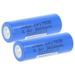 Vhbw 2x piles sp�ciales er17505 / sb - a01 (size a) / ls17500 / er17 / 50 - batteries non - rechargeables ...