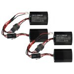 Vhbw 2x pile compatible avec visonic powermaxpro sr - 720 b - pg2 syst�me d'alarme, sir�ne ext�rieure ...