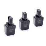 Vhbw 3 x nimh batterie 2100mah (9. 6v) pour outillage bosch gbm - serie 1. g�n�ration avec batterie knolle ...