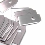 Vhbw 30x lames compatible avec gardena r165li, r130lic, r100lic tondeuse - lames de rechange, argent�, ...