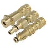 Vhbw 3x adaptateur en kit vers filetage m22 compatible avec lavor predator 160 wps, 160, 150, 140 nettoyeur ...