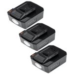 Vhbw 3x batteries compatible avec hilti pr 30 - hvsg a12, sf 2 - a, sf 2h - a, sfd 2 - a, sid 2 - a, ...