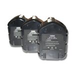 Vhbw 3x batterie compatible avec hitachi ds 12dvf3, ds12dvf2, ds 12dvf2, ds 12dvf, dw18d, dw 18d, ds12dvf3 ...