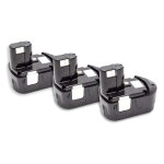 Vhbw 3x batterie compatible avec hitachi ds 18dvb, ds 18dvb2, ds 18dl, ds 18dmr, ds 18dvf3, ds 18dvb2k ...