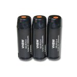 Vhbw 3x batteries li - ion 2000mah (4v) pour outils ryobi rp4520 ryobi rp4530 batteri, ryobi tek4 rp4300 ...