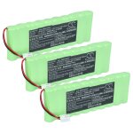 Vhbw 3x batterie remplacement pour ansmann 2412 - 3011 pour motorisation de volet, porte, portail (1800mah, ...