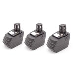 Vhbw 3x batteries remplacement pour hilti sfb150, sfb155 pour outil lectrique (1500 mah, nimh, 15, 6 ...