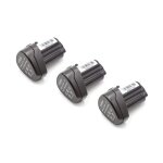 Vhbw 3x batterie remplacement pour metabo 6. 255. 97, 6. 255. 85, 6. 254. 39, 6. 254. 38, 6. 254. 36 ...