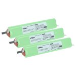 Vhbw 3x batterie remplacement pour velux 946933, 946930 pour volet roulant de fen�tre (2200mah, 10, 8v, ...