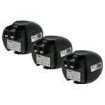 Vhbw 3x batterie compatible avec würth master 0700851 outil électrique (2100 mah, nimh, 4, 8 v) Vhbw 3x batterie compatible avec würth master 0700851 outil électrique (2100 mah, nimh, 4, 8 v)