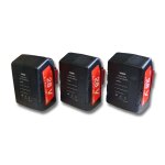 Vhbw 3x batteries compatible avec wrth master 28v, h 28 - ma outil lectrique (2000 mah, li - ion, 28 ...