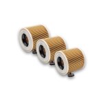 Vhbw 3x cartouches filtrantes pour aspirateur, robot aspirateur, aspirateur multifonctions krcher nt ...