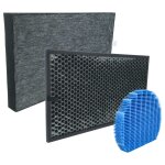 Vhbw 3x filtre remplacement pour sharp fz - c100mfe pour purificateur d'air - filtre hepa, filtre � charbon ...